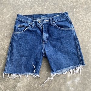 Wrangler vintage blue jean shorts